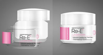 兩款塑料包裝產(chǎn)品臨摹 瓶子 塑料 透明 鼠繪 粉色 修圖